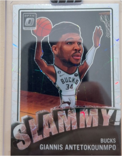 2020-21 Donruss Optic Slammy Giannis Antetokounmpo — front