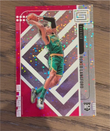 2019-20 Panini Status #139 Romeo Langford RC Boston Celtics — front
