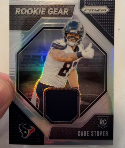 2024 Panini Prizm Rookie Gear #RG-CSR Cade Stover — front