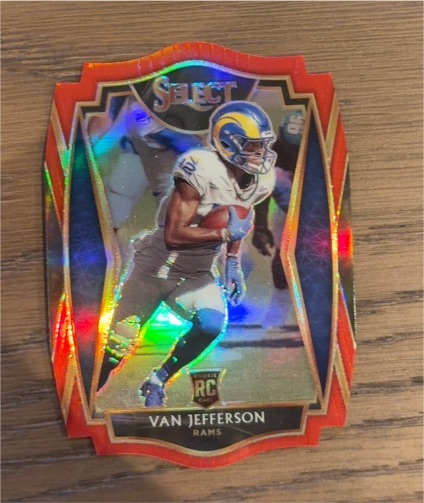 2020 Panini Select Premier Level #171 Van Jefferson — front
