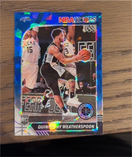 2019-20 Panini NBA Hoops Premium Stock #236 Quinndary Weatherspoon — front