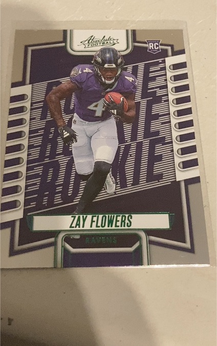 2023 Panini Absolute #111 Zay Flowers — front