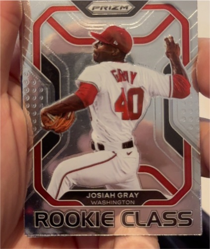 2022 Panini Prizm #RC-18 Josiah Gray Rookie Class — front