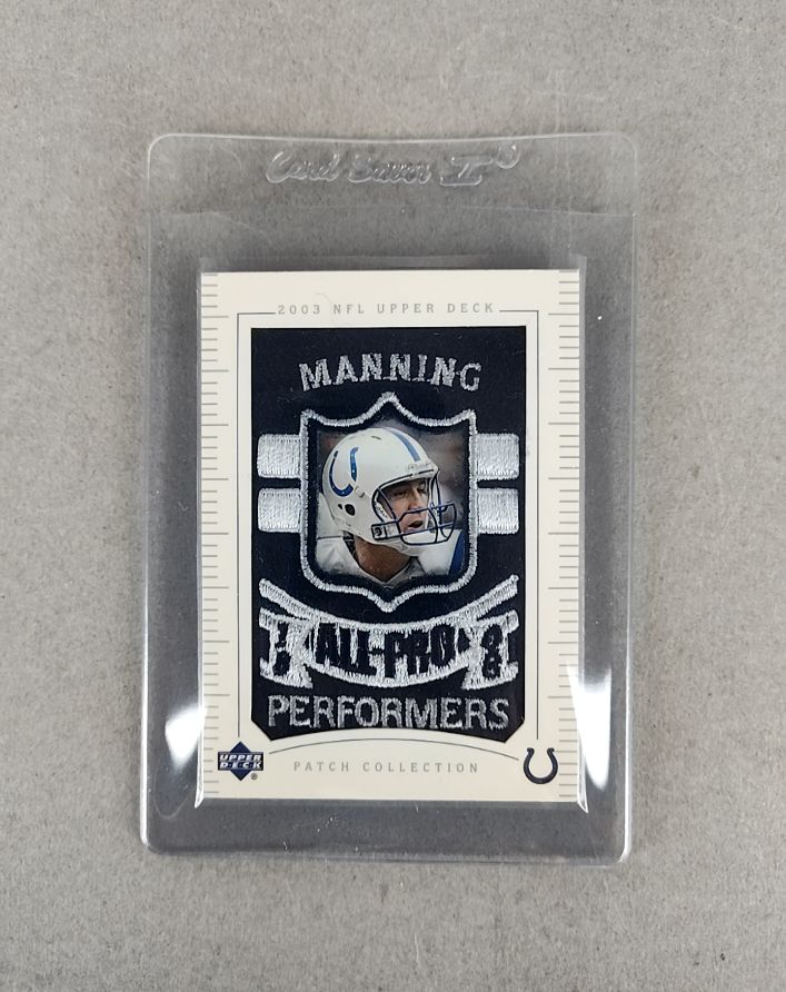 2003 Upper Deck Patch Collection #162 Peyton Manning — front