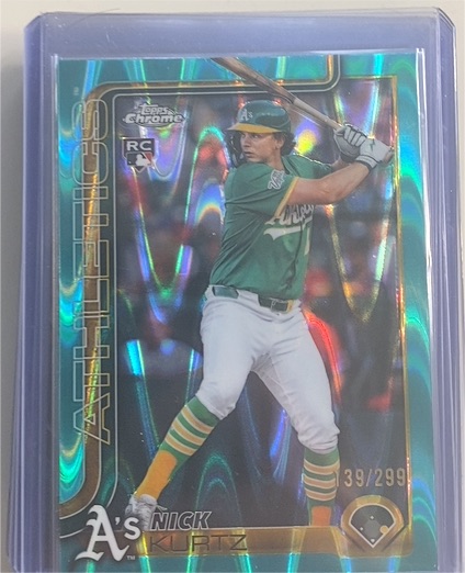 2025 Topps Chrome Update #USC178 Nick Kurtz — front