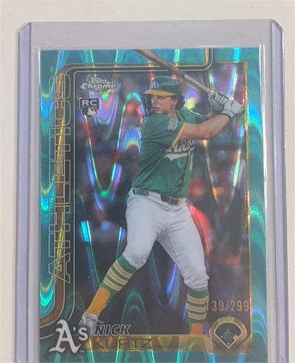 2025 Topps Chrome Update #USC178 Nick Kurtz — front