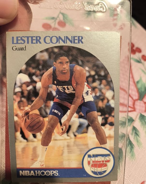 1990-91 NBA Hoops #195 Lester Conner — front