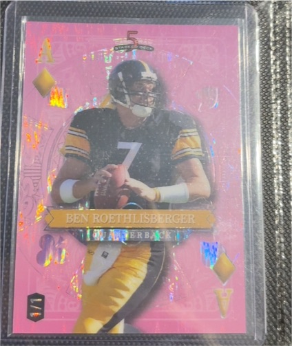 2024 Wild Card 5 Card Draw #5 Ben Roethlisberger — front