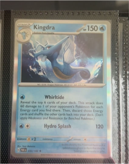 2023 Pokémon SV04: Paradox Rift #032 Kingdra — front