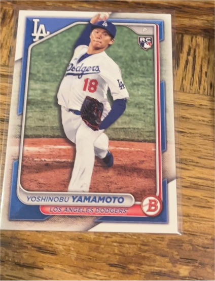 2024 Bowman #36 Yoshinobu Yamamoto — front