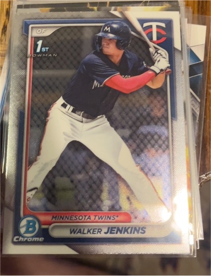 2024 Bowman Chrome #BCP-43 Walker Jenkins — front