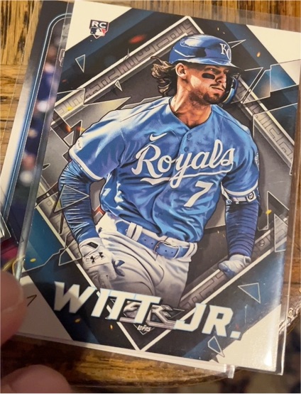 2022 Topps Fire #198 Bobby Witt Jr. — front