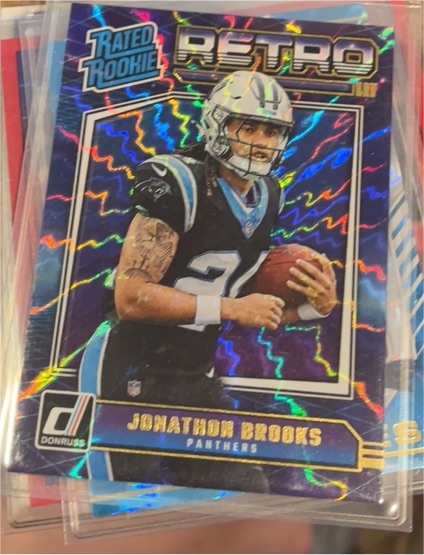 2024 Panini Donruss #3 Jonathon Brooks Retro Rated Rookie — front