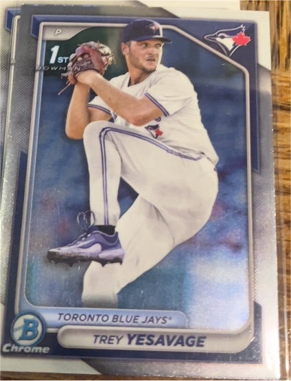 2024 Bowman Draft Chrome #BDC-92 Trey Yesavage — front