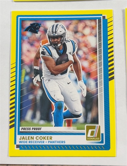 2025 Donruss #13 Jalen Coker — front