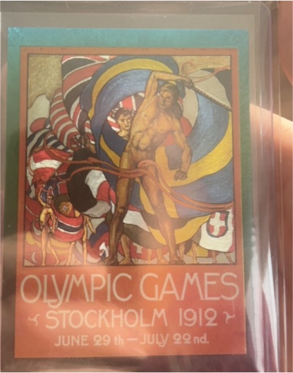 1996 Centennial Olympic Games Collection Poster Card P-4 1912 Stockholm — front