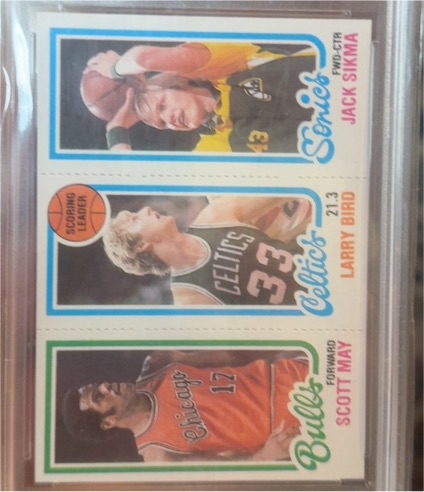 1980-81 Topps #98 Larry Bird, Jack Sikma, Scott May — front