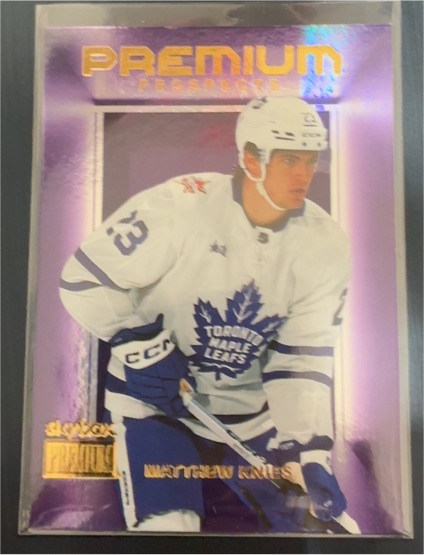 2023-24 SkyBox Metal Universe #PP-12 Matthew Knies Premium Prospects — front