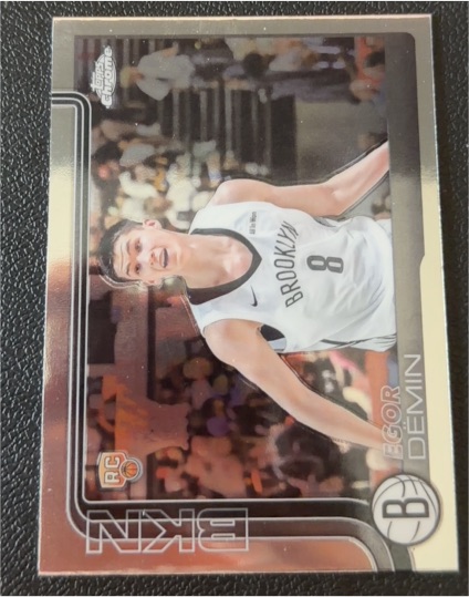 2025-26 Topps Chrome #258 Egor Demin — front