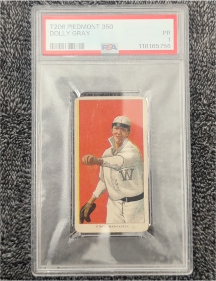 1909-11 T206 Piedmont #350 Dolly Gray — front