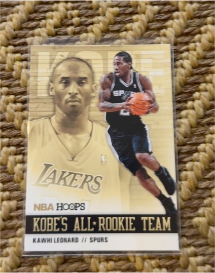 2012-13 NBA Hoops Kobe's All Rookie Team Kawhi Leonard — front