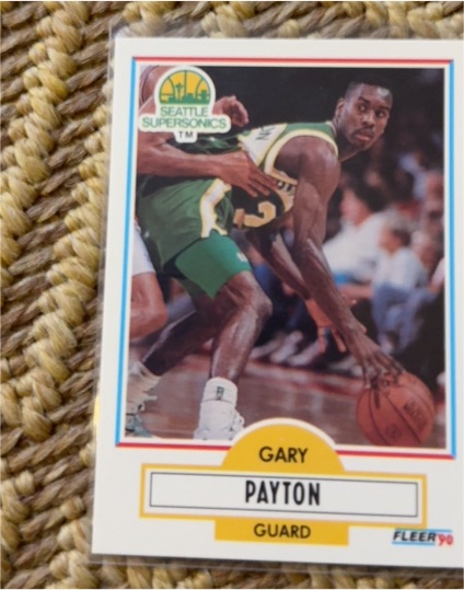1990-91 Fleer Update #U-92 Gary Payton — front