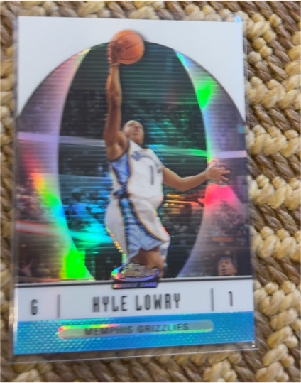 2006-07 Topps Finest #58 Kyle Lowry Rookie Memphis Grizzlies — front