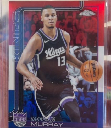 2025-26 Topps Chrome #227 Keegan Murray — front