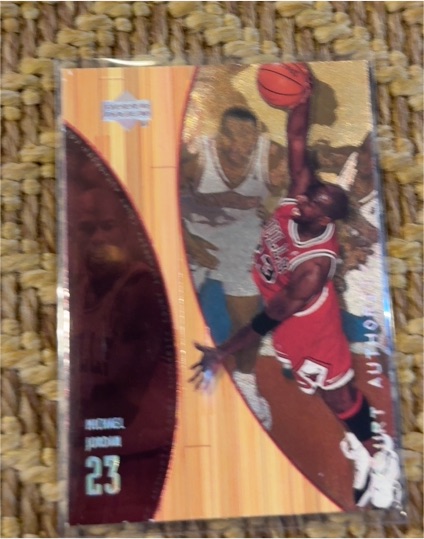 1997 Upper Deck Court Authority #A3 Michael Jordan — front