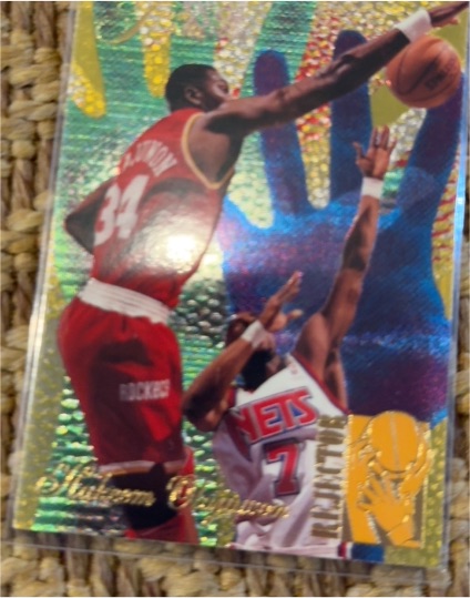 1994-95 Flair Rejector #4 Hakeem Olajuwon — front