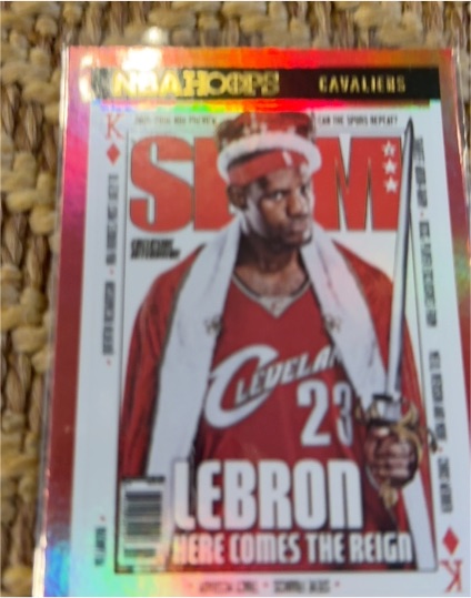 2021-22 Panini NBA Hoops Slam #SLAM #93 LeBron James — front