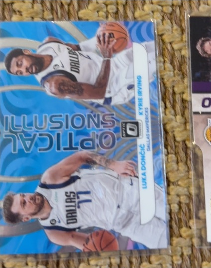2022-23 Donruss Optic #5 Luka Doncic / Kyrie Irving Optical Illusions — front