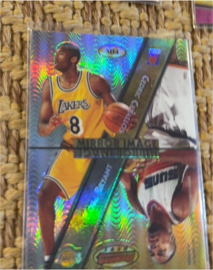1997 Bowman's Best #MI1 Mirror Image Atomic Refractor Michael Jordan — front