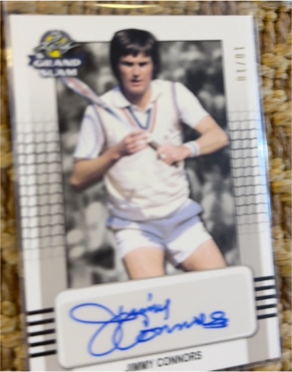 2018 Leaf Grand Slam #BA-JC1 Jimmy Connors — front