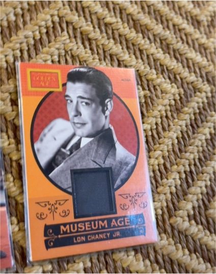 2014 Panini Golden Age Museum Age #Lon Chaney Jr. — front