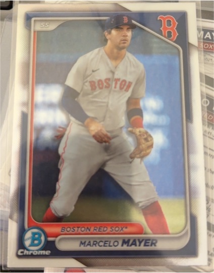 2024 Bowman Chrome Prospects #BCP-44 Marcelo Mayer — front