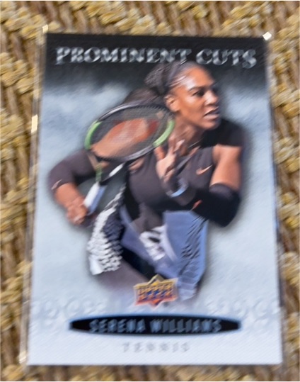 2025 Upper Deck VIP Prominent Cuts Serena Williams — front