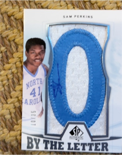 2013-14 SP Authentic By the Letter Sam Perkins #BL-SP — front