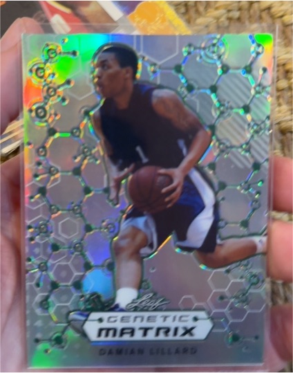 2013-14 Leaf Rookie Genetic Matrix #32 Damian Lillard — front