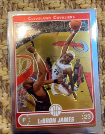 2006-07 Topps #123 LeBron James — front