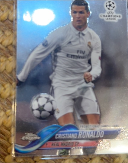 2017-18 Topps Chrome UEFA Champions League Promotional Sample #LG-CR Cristiano Ronaldo — front
