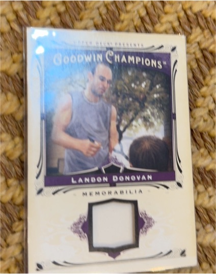 2013 Upper Deck Goodwin Champions Memorabilia #M-LD Landon Donovan — front