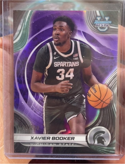 2024 Bowman Best University #34 Xavier Booker — front
