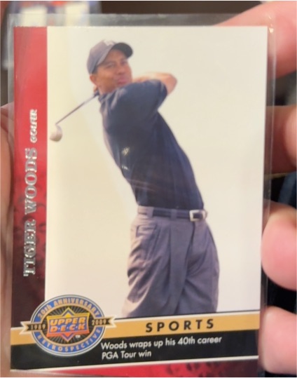 2009 Upper Deck 20th Anniversary #1879 Tiger Woods — front