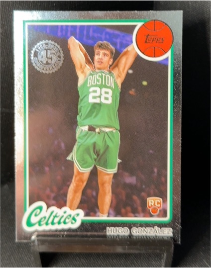 2025-26 Topps 45th Anniversary #80BK-100 Hugo Gonzalez — front