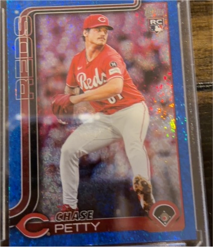 2025 Topps Chrome Update #USC97 Chase Petty — front