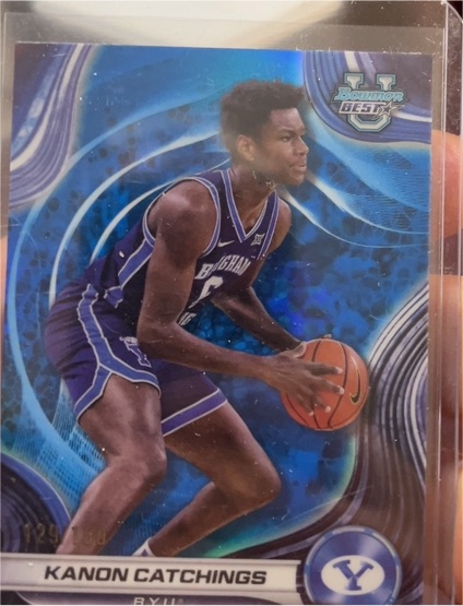 2024-25 Bowman Best University #40 Kanon Catchings — front