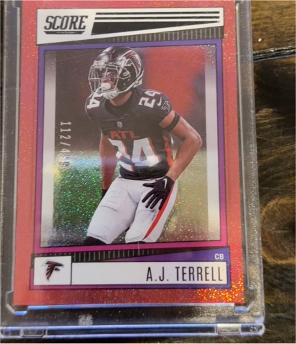 2022 Panini Score #43 A.J. Terrell — front