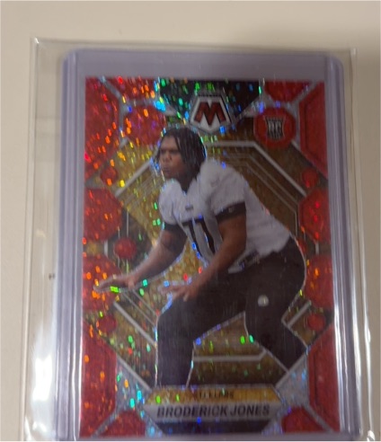 2023 Panini Mosaic #311 Broderick Jones — front