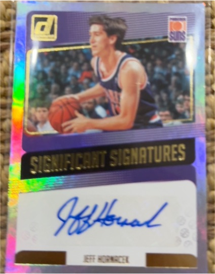 2018-19 Donruss Significant Signatures #47 Jeff Hornacek — front